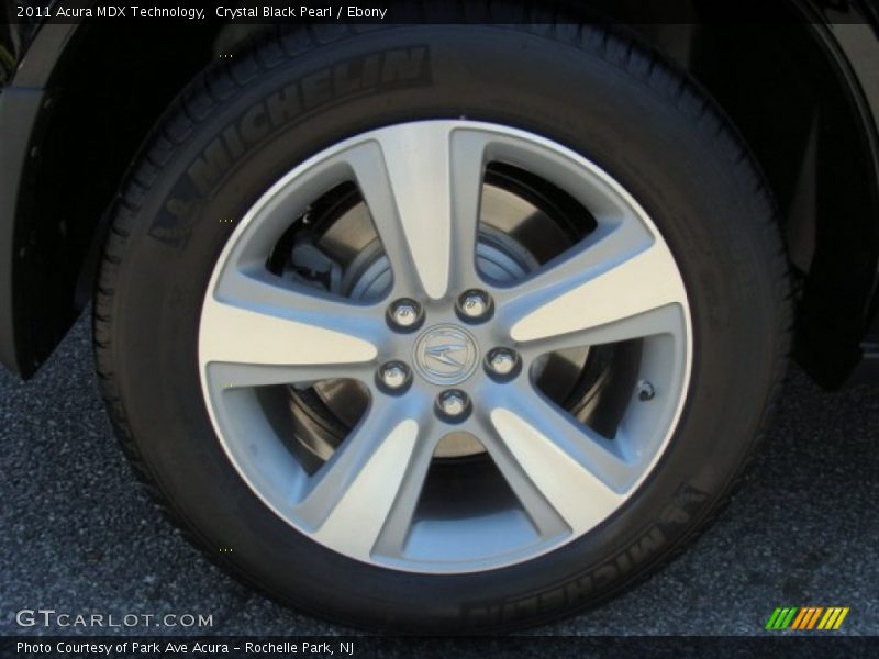 Crystal Black Pearl / Ebony 2011 Acura MDX Technology