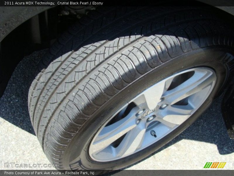 Crystal Black Pearl / Ebony 2011 Acura MDX Technology