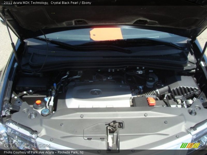 Crystal Black Pearl / Ebony 2011 Acura MDX Technology