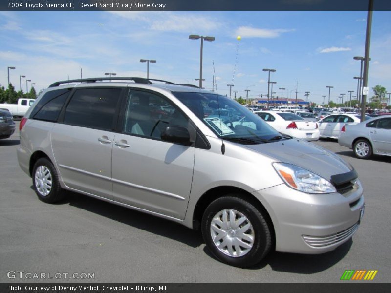 Desert Sand Mica / Stone Gray 2004 Toyota Sienna CE