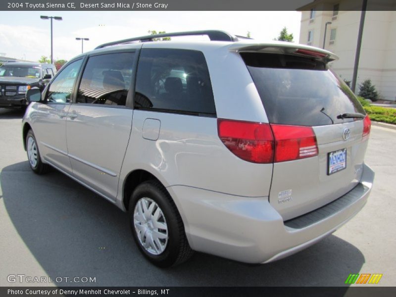 Desert Sand Mica / Stone Gray 2004 Toyota Sienna CE