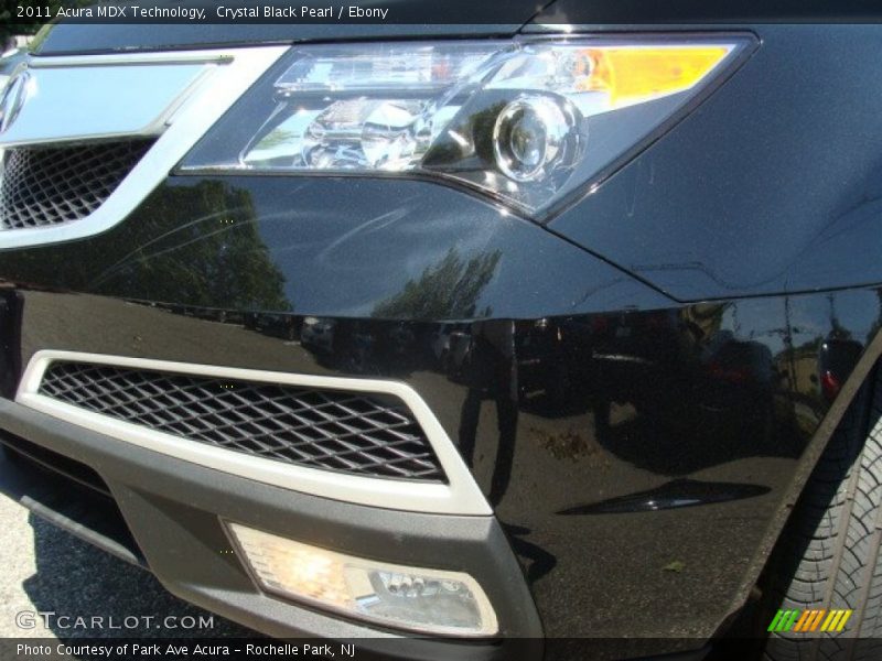 Crystal Black Pearl / Ebony 2011 Acura MDX Technology