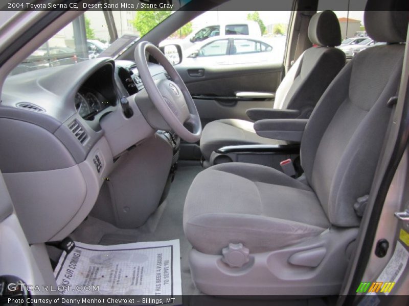 Desert Sand Mica / Stone Gray 2004 Toyota Sienna CE