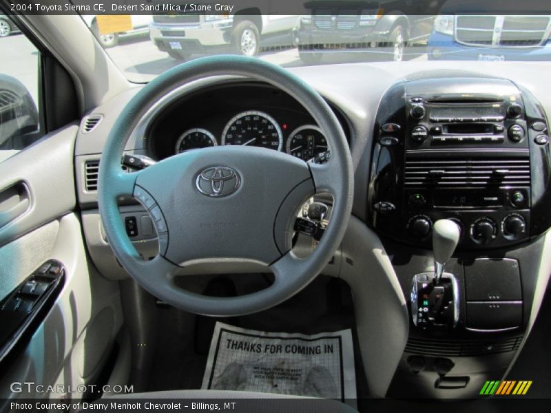 Desert Sand Mica / Stone Gray 2004 Toyota Sienna CE