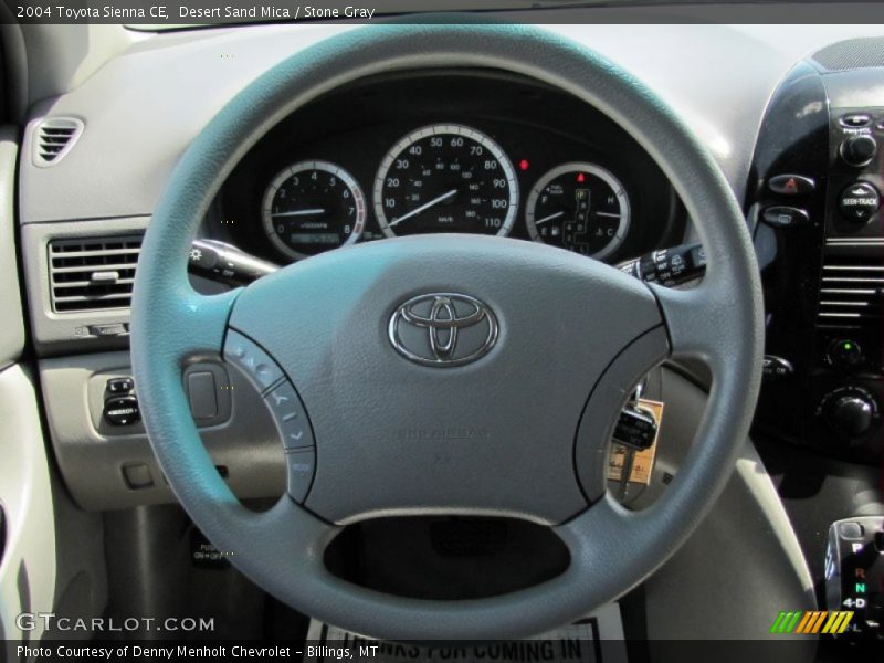 Desert Sand Mica / Stone Gray 2004 Toyota Sienna CE