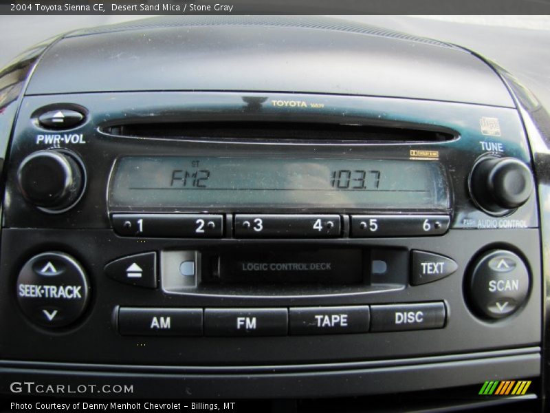 Desert Sand Mica / Stone Gray 2004 Toyota Sienna CE
