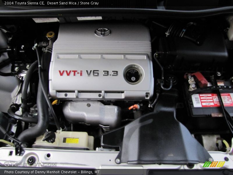 Desert Sand Mica / Stone Gray 2004 Toyota Sienna CE