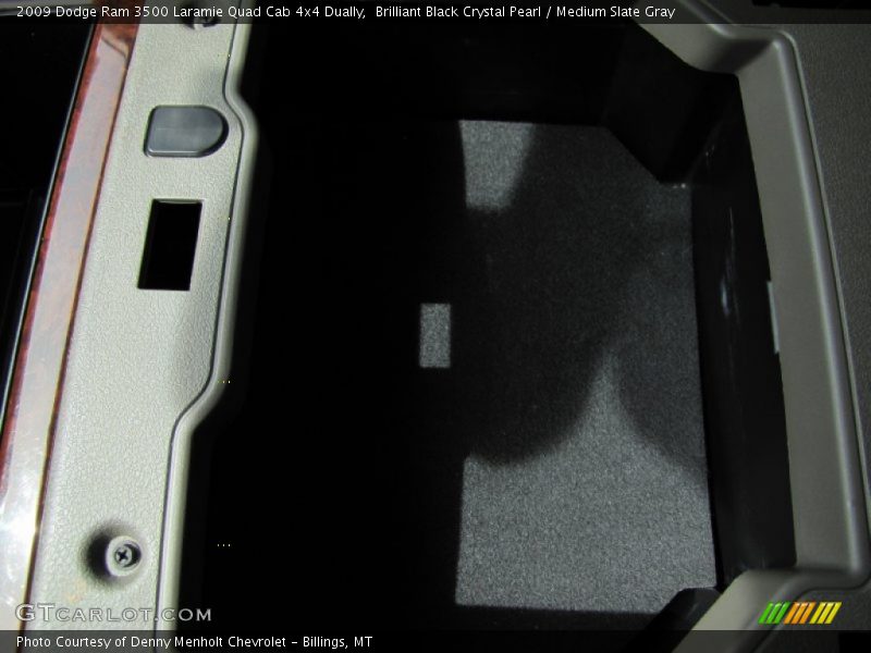 Brilliant Black Crystal Pearl / Medium Slate Gray 2009 Dodge Ram 3500 Laramie Quad Cab 4x4 Dually