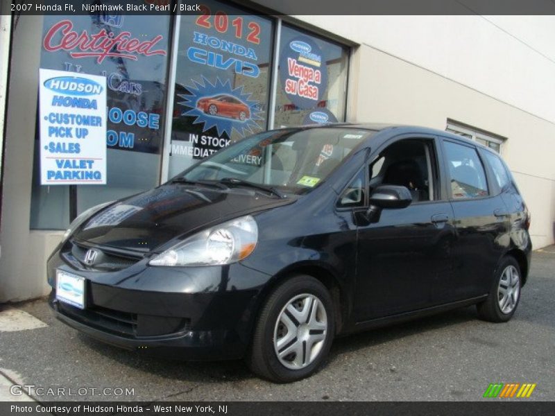 Nighthawk Black Pearl / Black 2007 Honda Fit