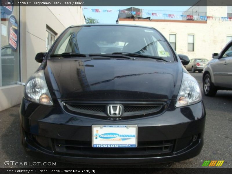 Nighthawk Black Pearl / Black 2007 Honda Fit