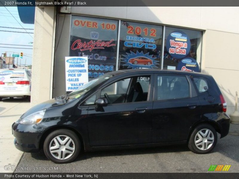 Nighthawk Black Pearl / Black 2007 Honda Fit