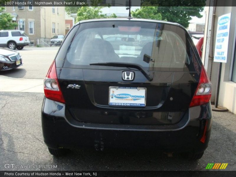 Nighthawk Black Pearl / Black 2007 Honda Fit
