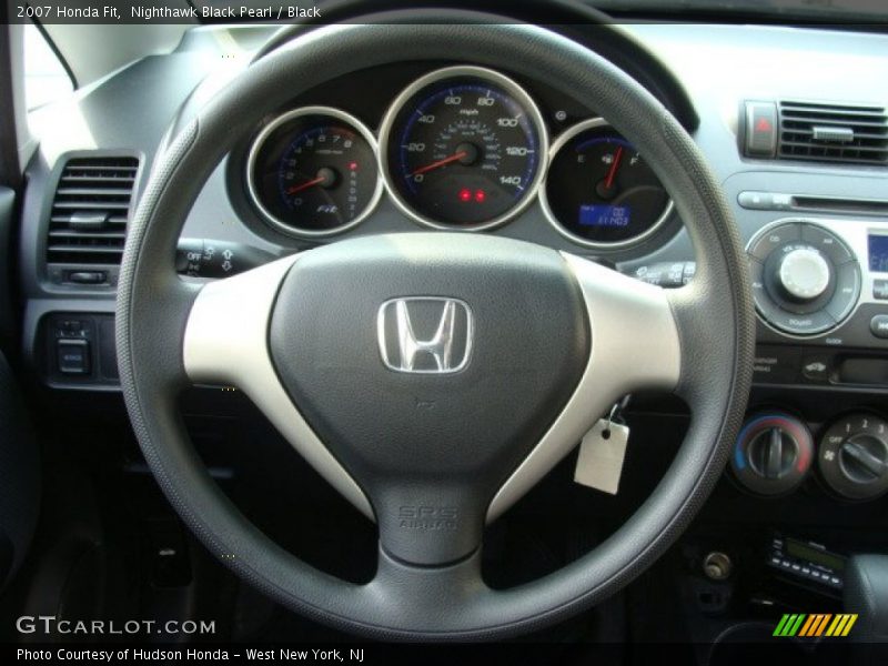 Nighthawk Black Pearl / Black 2007 Honda Fit