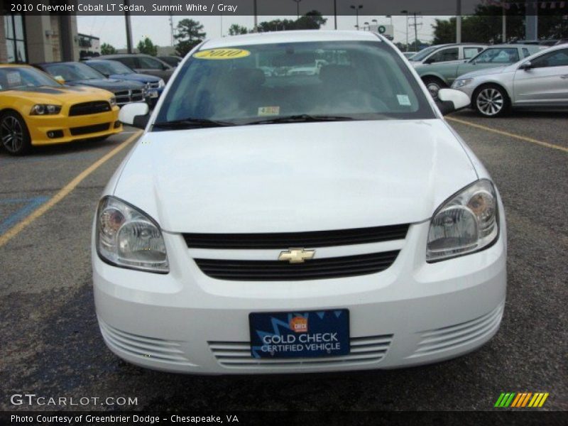 Summit White / Gray 2010 Chevrolet Cobalt LT Sedan