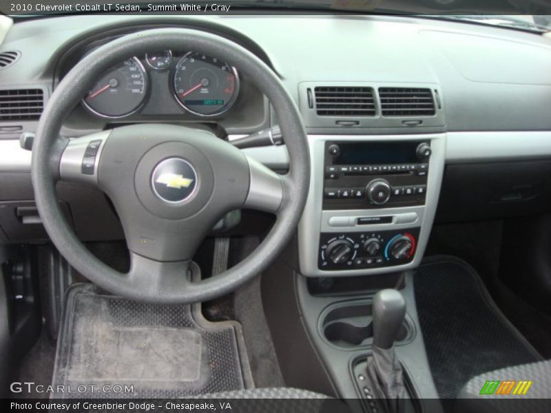 Summit White / Gray 2010 Chevrolet Cobalt LT Sedan