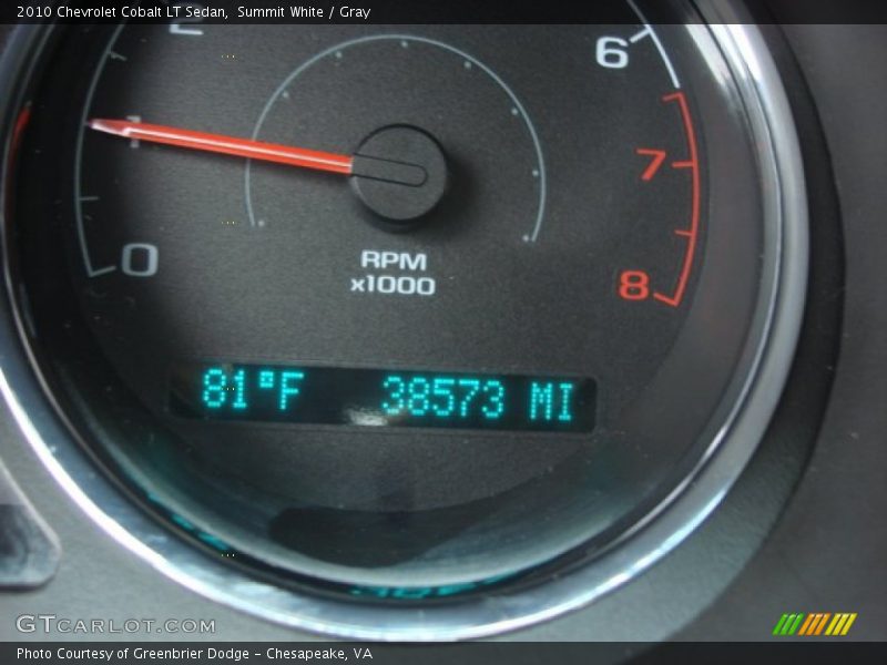 Summit White / Gray 2010 Chevrolet Cobalt LT Sedan