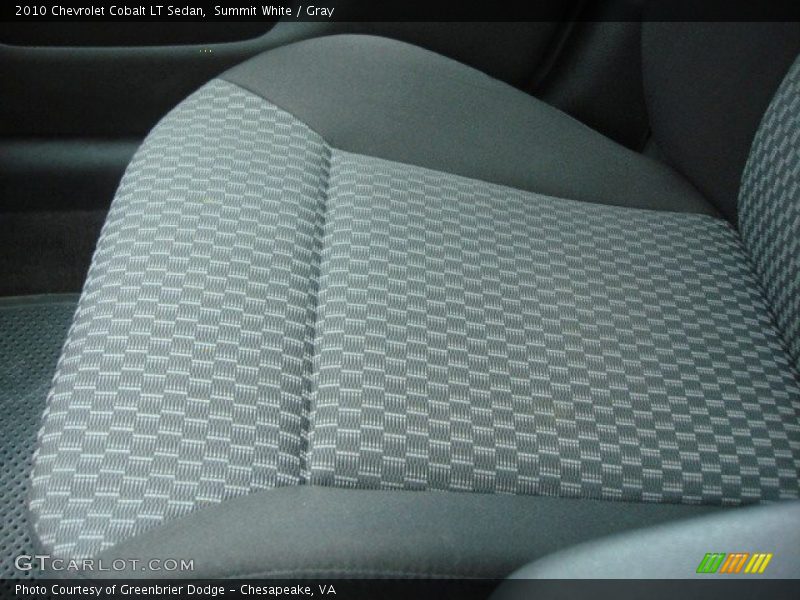 Summit White / Gray 2010 Chevrolet Cobalt LT Sedan