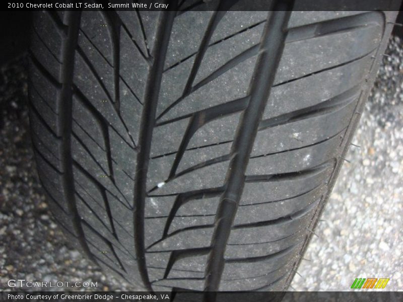 Summit White / Gray 2010 Chevrolet Cobalt LT Sedan