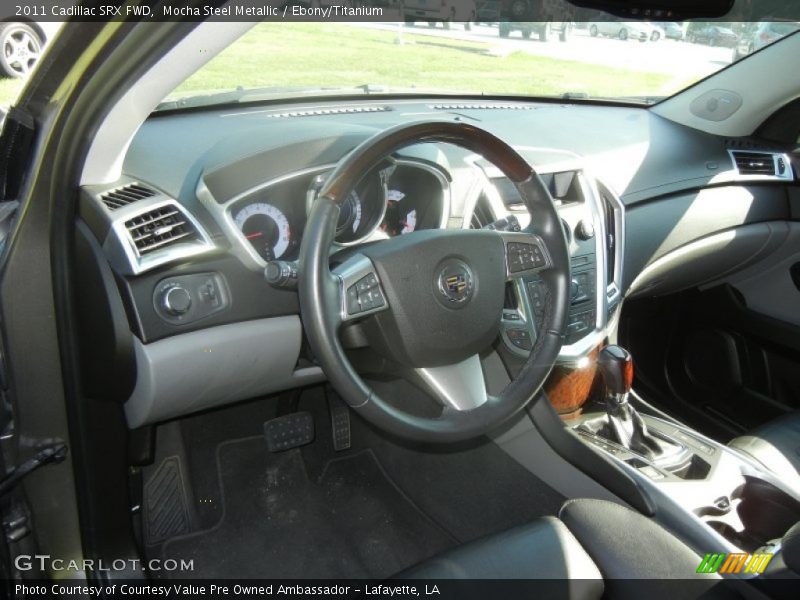 Mocha Steel Metallic / Ebony/Titanium 2011 Cadillac SRX FWD