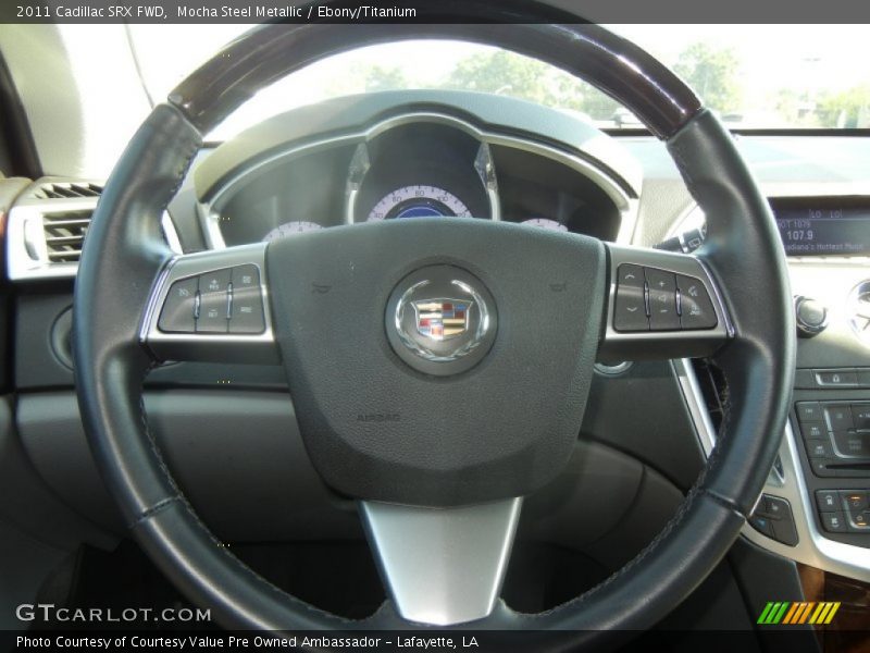 Mocha Steel Metallic / Ebony/Titanium 2011 Cadillac SRX FWD