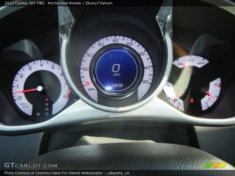 Mocha Steel Metallic / Ebony/Titanium 2011 Cadillac SRX FWD