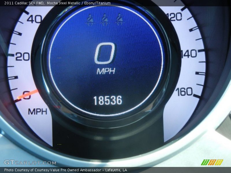 Mocha Steel Metallic / Ebony/Titanium 2011 Cadillac SRX FWD