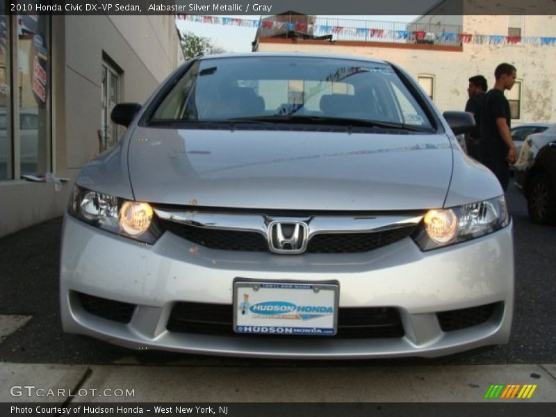 Alabaster Silver Metallic / Gray 2010 Honda Civic DX-VP Sedan