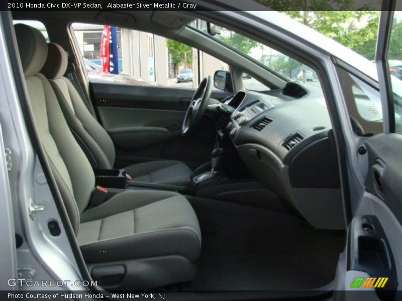 Alabaster Silver Metallic / Gray 2010 Honda Civic DX-VP Sedan