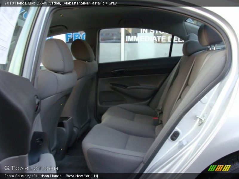 Alabaster Silver Metallic / Gray 2010 Honda Civic DX-VP Sedan