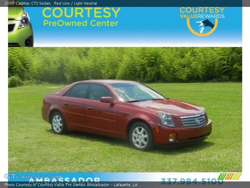 Red Line / Light Neutral 2005 Cadillac CTS Sedan