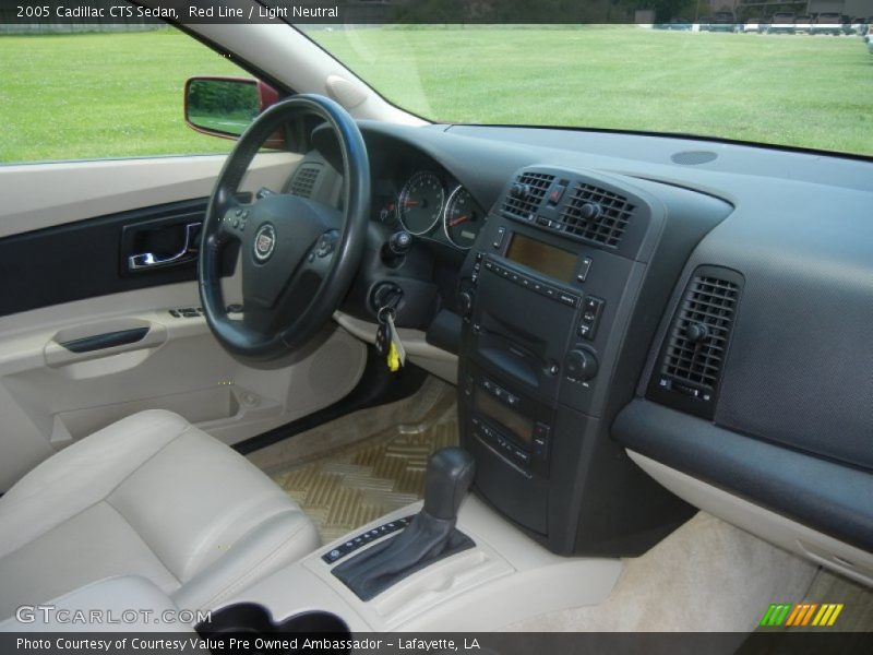 Red Line / Light Neutral 2005 Cadillac CTS Sedan