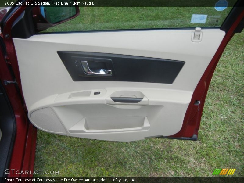 Red Line / Light Neutral 2005 Cadillac CTS Sedan