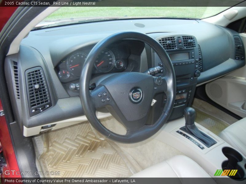 Red Line / Light Neutral 2005 Cadillac CTS Sedan