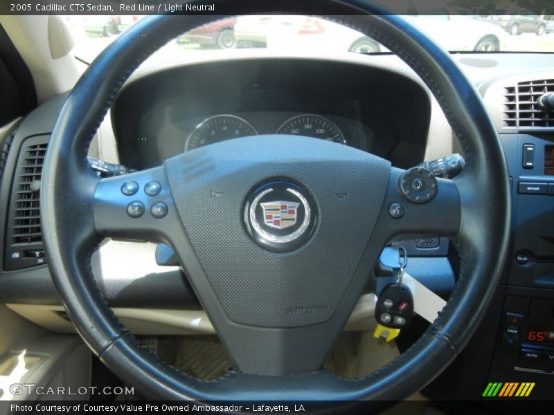 Red Line / Light Neutral 2005 Cadillac CTS Sedan