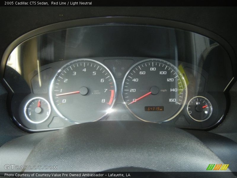 Red Line / Light Neutral 2005 Cadillac CTS Sedan