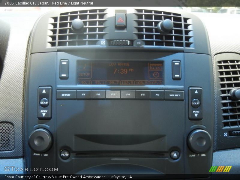 Red Line / Light Neutral 2005 Cadillac CTS Sedan