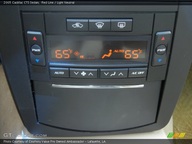 Red Line / Light Neutral 2005 Cadillac CTS Sedan