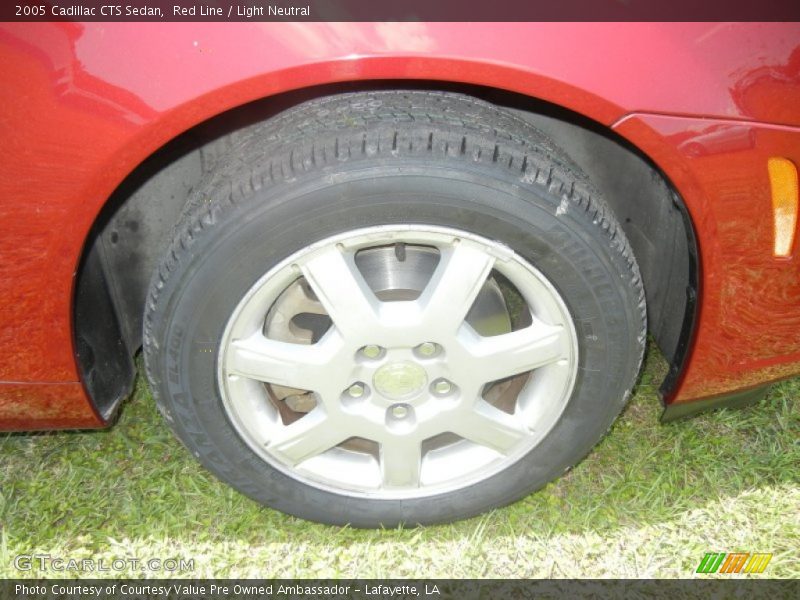 Red Line / Light Neutral 2005 Cadillac CTS Sedan