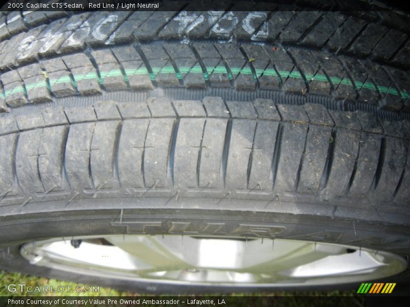 Red Line / Light Neutral 2005 Cadillac CTS Sedan