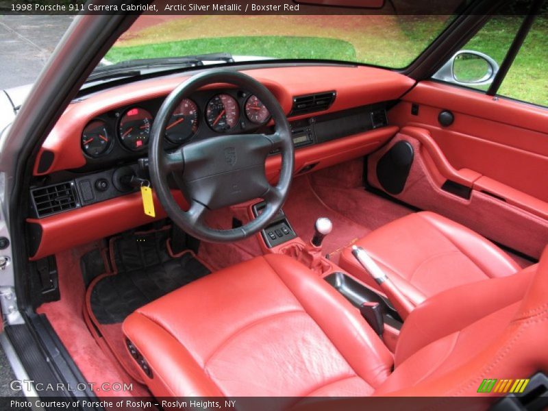 Boxster Red Interior - 1998 911 Carrera Cabriolet 