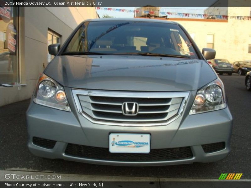 Ocean Mist Metallic / Gray 2009 Honda Odyssey EX