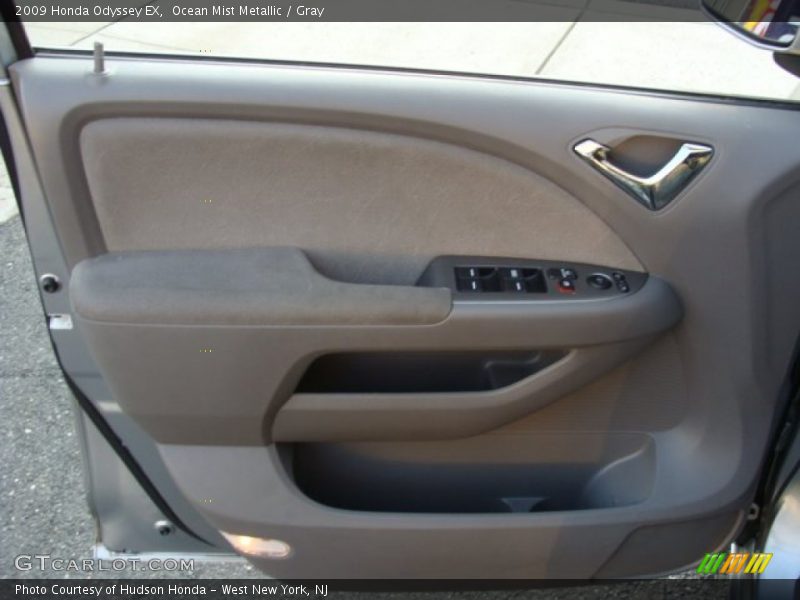 Ocean Mist Metallic / Gray 2009 Honda Odyssey EX