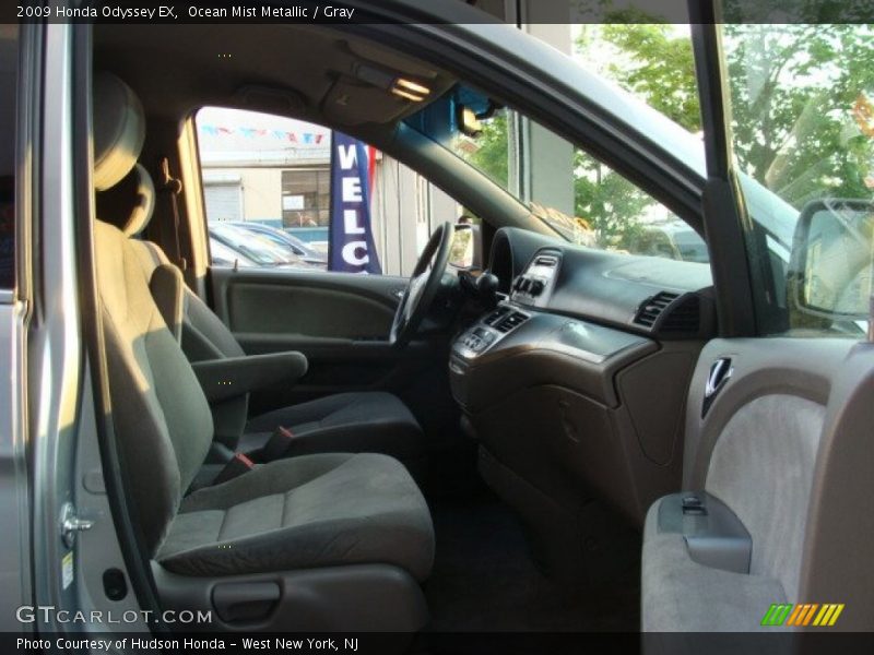 Ocean Mist Metallic / Gray 2009 Honda Odyssey EX