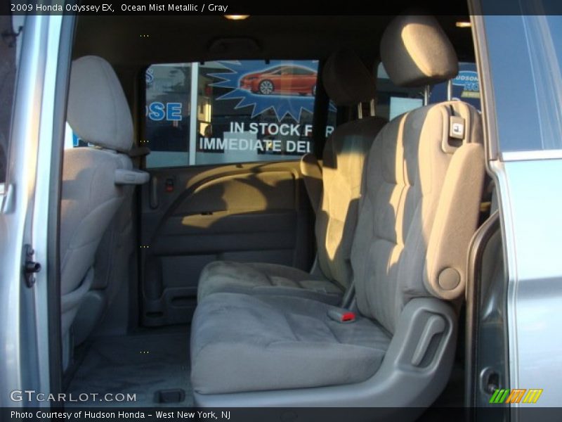 Ocean Mist Metallic / Gray 2009 Honda Odyssey EX
