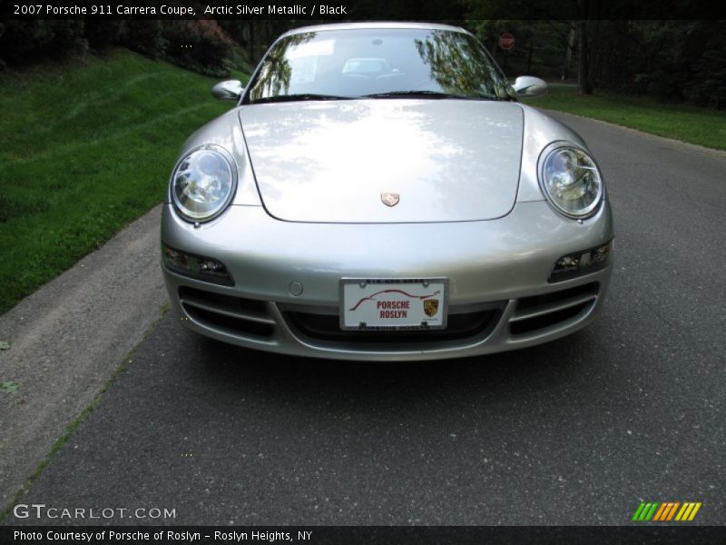 Arctic Silver Metallic / Black 2007 Porsche 911 Carrera Coupe