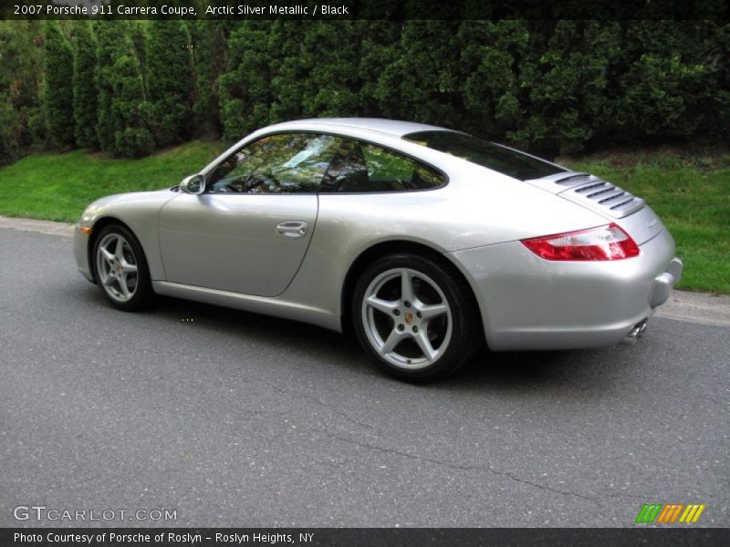Arctic Silver Metallic / Black 2007 Porsche 911 Carrera Coupe