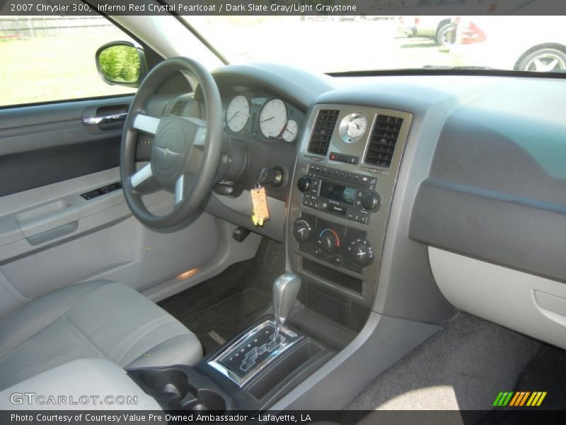Inferno Red Crystal Pearlcoat / Dark Slate Gray/Light Graystone 2007 Chrysler 300