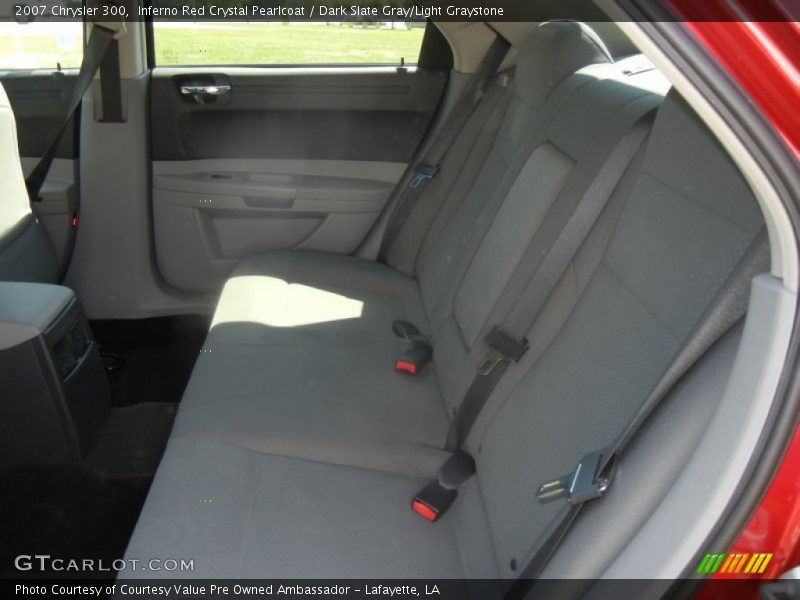 Inferno Red Crystal Pearlcoat / Dark Slate Gray/Light Graystone 2007 Chrysler 300