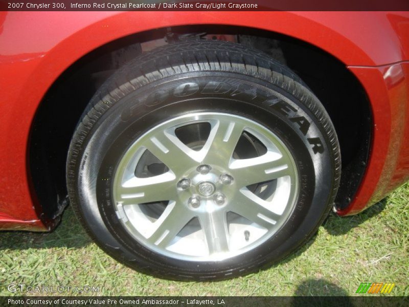 Inferno Red Crystal Pearlcoat / Dark Slate Gray/Light Graystone 2007 Chrysler 300