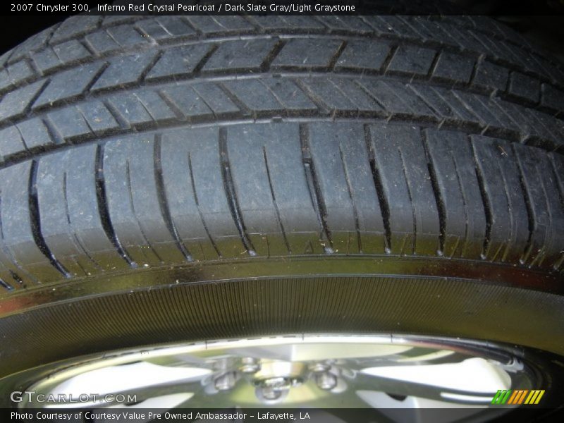 Inferno Red Crystal Pearlcoat / Dark Slate Gray/Light Graystone 2007 Chrysler 300